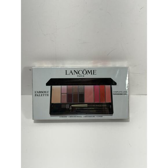 Lancome L'Absolu Palette Parisienne Chic Complete Look 12 Shades Pencil Mascara - Picture 1 of 8